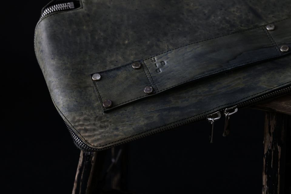 画像をギャラリービューアに読み込む, ierib onepiece clutch-bag / Marble Culatta (BLACK #A)