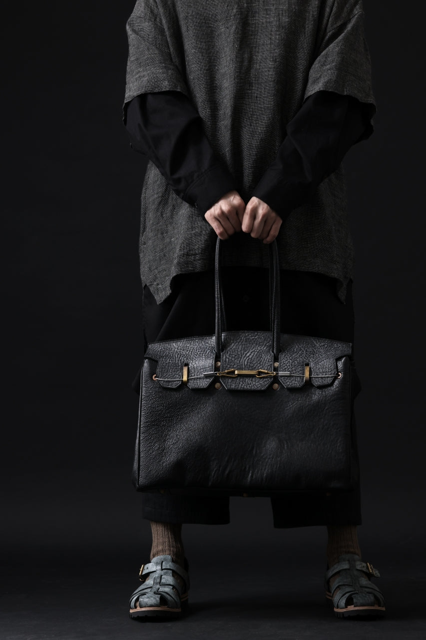 画像をギャラリービューアに読み込む, ierib exclusive Bark Bag #40 / FVT Oiled Horse + Smith (BLACK)