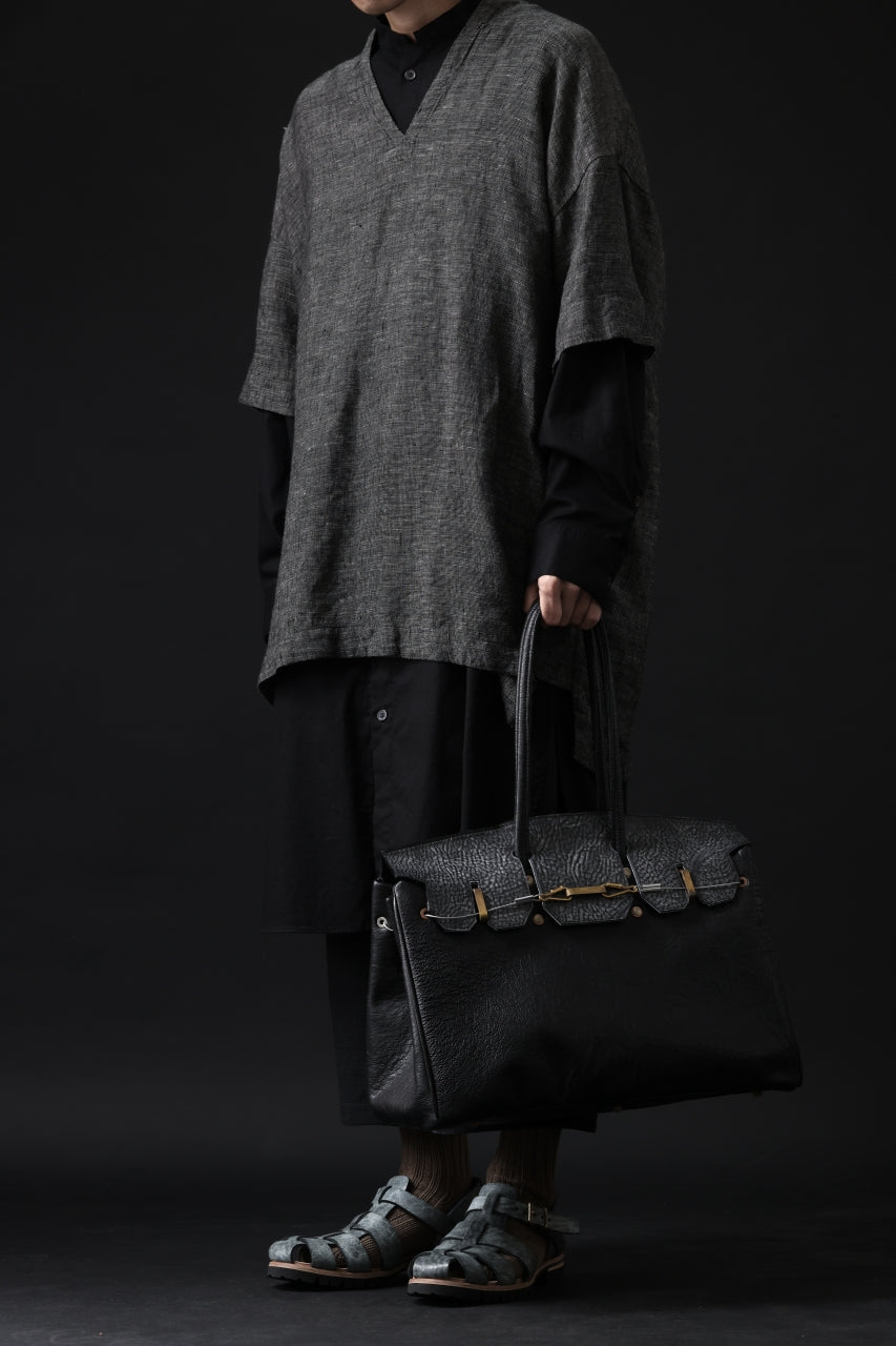 画像をギャラリービューアに読み込む, ierib exclusive Bark Bag #40 / FVT Oiled Horse + Smith (BLACK)