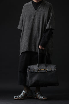 画像をギャラリービューアに読み込む, ierib exclusive Bark Bag #40 / FVT Oiled Horse + Smith (BLACK)