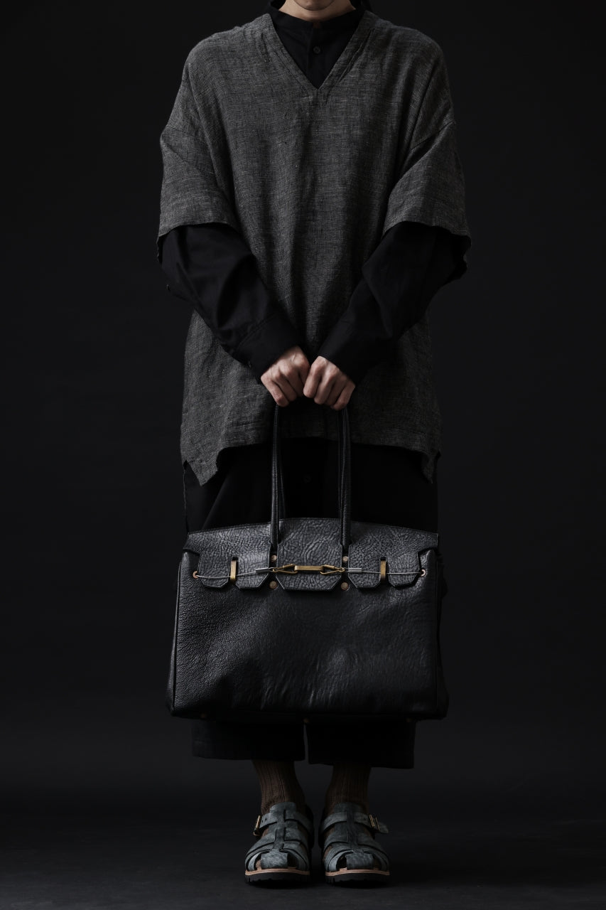 画像をギャラリービューアに読み込む, ierib exclusive Bark Bag #40 / FVT Oiled Horse + Smith (BLACK)