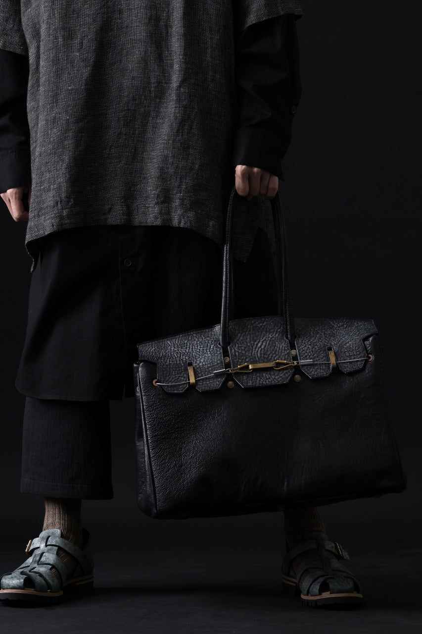 画像をギャラリービューアに読み込む, ierib exclusive Bark Bag #40 / FVT Oiled Horse + Smith (BLACK)