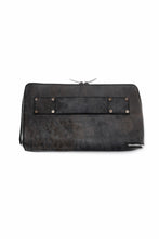 画像をギャラリービューアに読み込む, ierib onepiece clutch-bag / Shell Cordovan (MARBLE GREY #B)