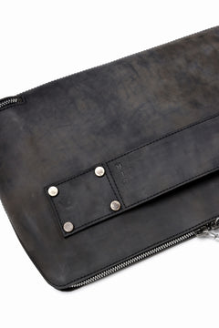 画像をギャラリービューアに読み込む, ierib onepiece clutch-bag / Shell Cordovan (MARBLE GREY #B)