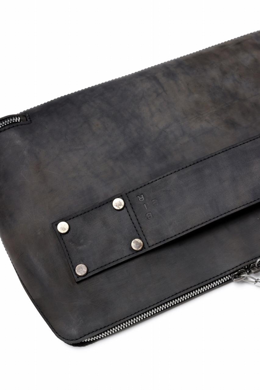 画像をギャラリービューアに読み込む, ierib onepiece clutch-bag / Shell Cordovan (MARBLE GREY #B)