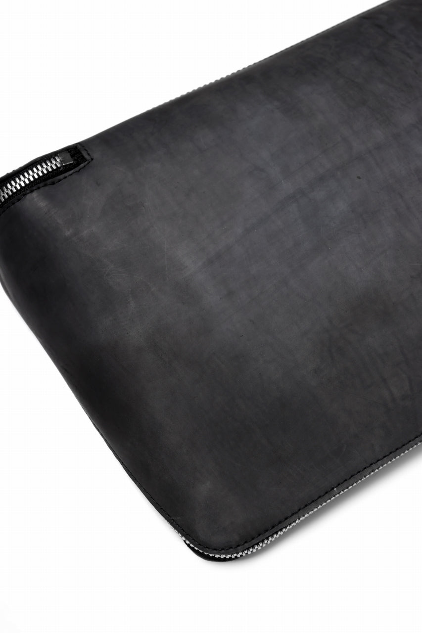 画像をギャラリービューアに読み込む, ierib onepiece clutch-bag / Shell Cordovan (MARBLE GREY #B)