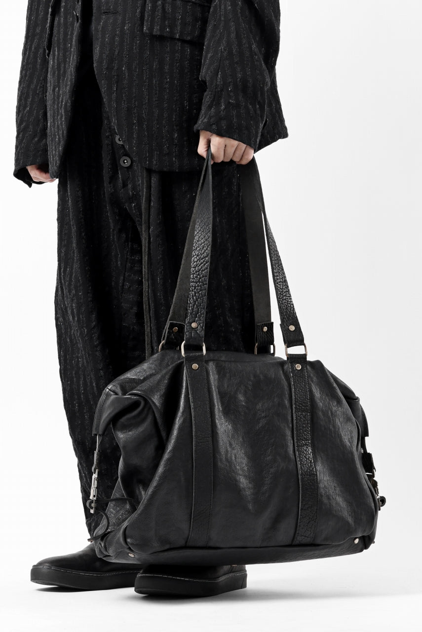画像をギャラリービューアに読み込む, ierib Dr-Bag Large / FVT Oiled Horse Leather (BLACK)