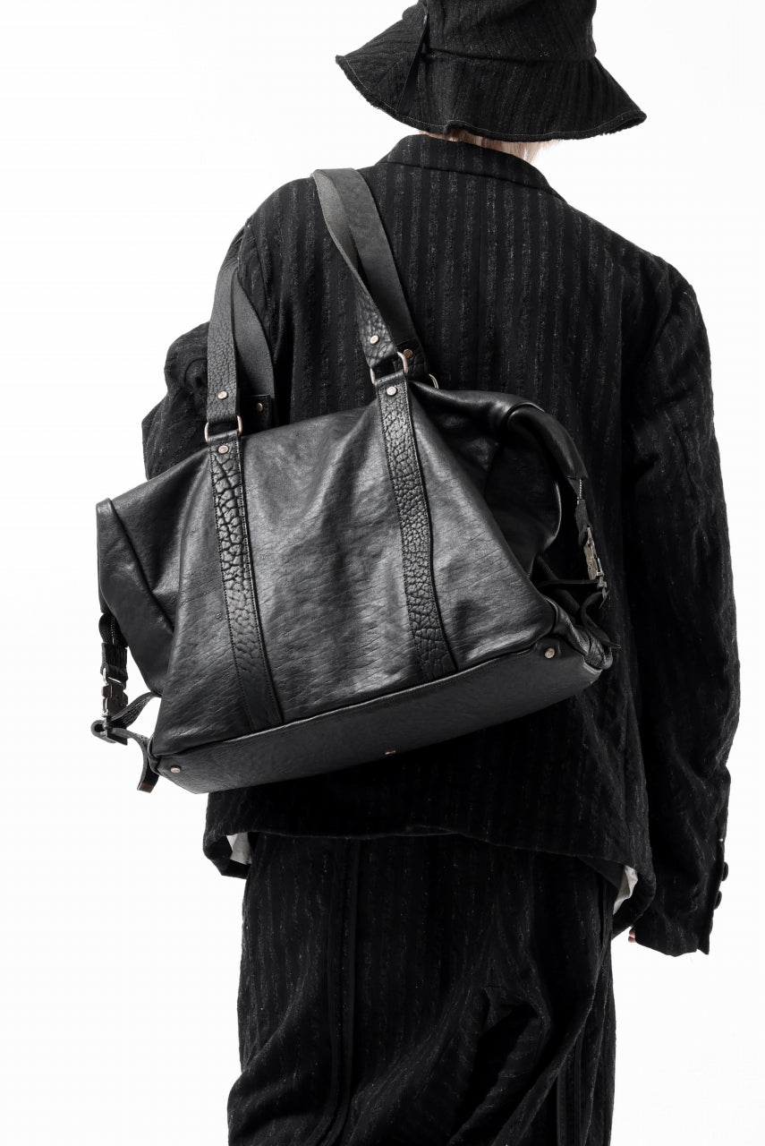 画像をギャラリービューアに読み込む, ierib Dr-Bag Large / FVT Oiled Horse Leather (BLACK)
