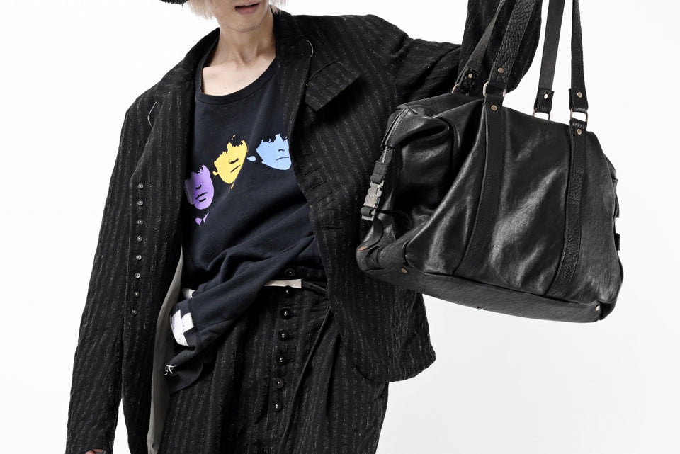画像をギャラリービューアに読み込む, ierib Dr-Bag Large / FVT Oiled Horse Leather (BLACK)