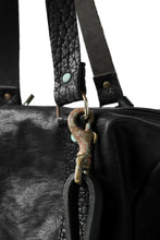 画像をギャラリービューアに読み込む, ierib exclusive 2way Doctors Bag with Strap Belt / FVT Oiled Horse (BLACK)