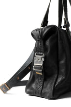 画像をギャラリービューアに読み込む, ierib exclusive 2way Doctors Bag with Strap Belt / FVT Oiled Horse (BLACK)