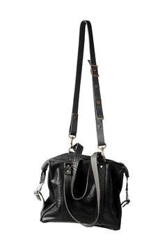 画像をギャラリービューアに読み込む, ierib exclusive 2way Doctors Bag with Strap Belt / FVT Oiled Horse (BLACK)
