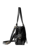 画像をギャラリービューアに読み込む, ierib exclusive 2way Doctors Bag with Strap Belt / FVT Oiled Horse (BLACK)