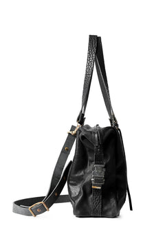 画像をギャラリービューアに読み込む, ierib exclusive 2way Doctors Bag with Strap Belt / FVT Oiled Horse (BLACK)