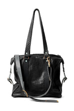 画像をギャラリービューアに読み込む, ierib exclusive 2way Doctors Bag with Strap Belt / FVT Oiled Horse (BLACK)