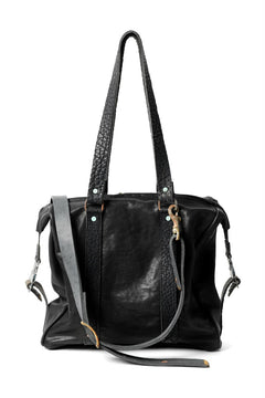 画像をギャラリービューアに読み込む, ierib exclusive 2way Doctors Bag with Strap Belt / FVT Oiled Horse (BLACK)
