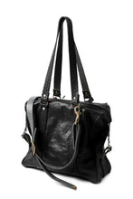 画像をギャラリービューアに読み込む, ierib exclusive 2way Doctors Bag with Strap Belt / FVT Oiled Horse (BLACK)