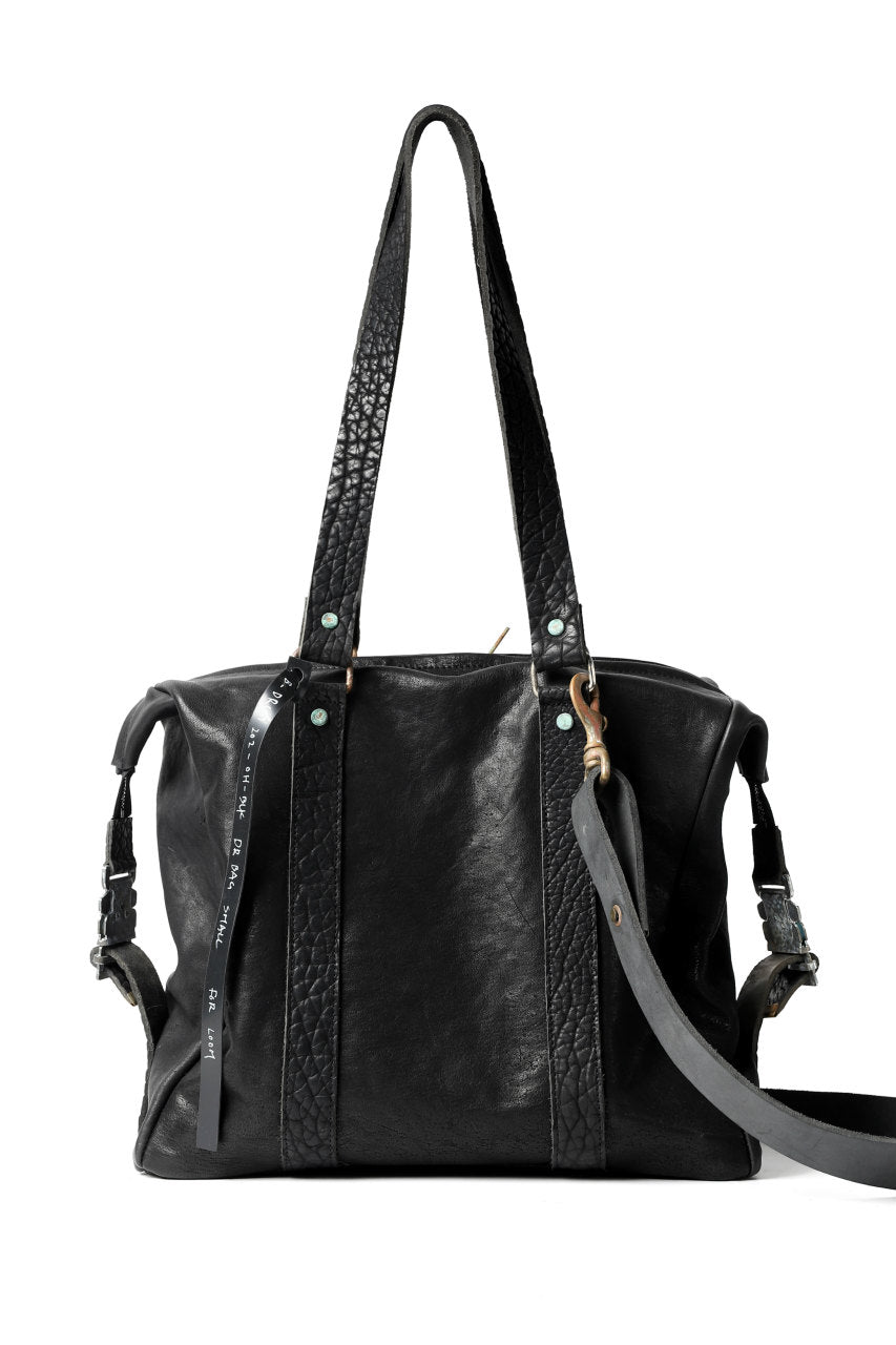 画像をギャラリービューアに読み込む, ierib exclusive 2way Doctors Bag with Strap Belt / FVT Oiled Horse (BLACK)