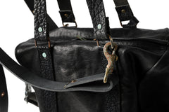 画像をギャラリービューアに読み込む, ierib exclusive 2way Doctors Bag with Strap Belt / FVT Oiled Horse (BLACK)