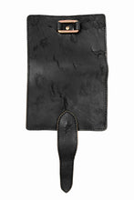 画像をギャラリービューアに読み込む, ierib exclusive LVMH leather wallet / JP inked horse butt (BLACK #A)