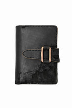 画像をギャラリービューアに読み込む, ierib exclusive LVMH leather wallet / JP inked horse butt (BLACK #B)
