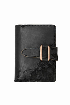 画像をギャラリービューアに読み込む, ierib exclusive LVMH leather wallet / JP inked horse butt (BLACK #B)