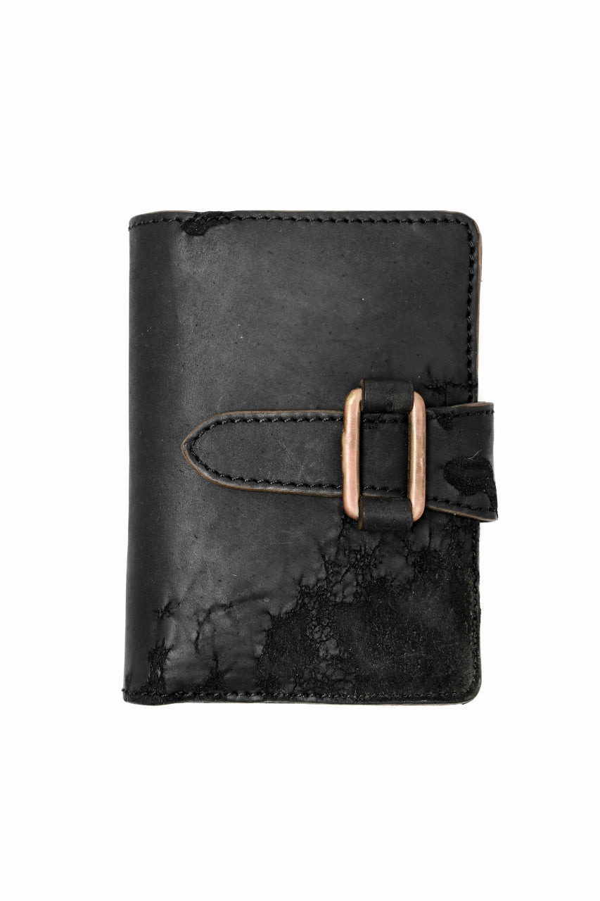 画像をギャラリービューアに読み込む, ierib exclusive LVMH leather wallet / JP inked horse butt (BLACK #B)