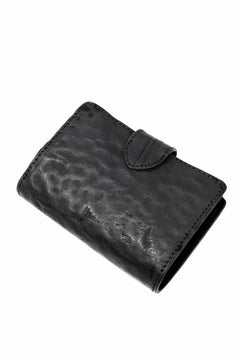 画像をギャラリービューアに読み込む, ierib exclusive LVMH leather wallet / waxy horse butt (BLACK)