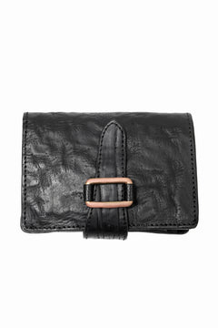 画像をギャラリービューアに読み込む, ierib exclusive LVMH leather wallet / waxy horse butt (BLACK)