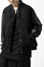 画像をギャラリービューアに読み込む, CHANGES VINTAGE REMAKE VARSITY JACKET (MULTI BLACK #A)