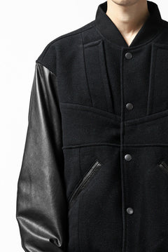 画像をギャラリービューアに読み込む, CHANGES VINTAGE REMAKE VARSITY JACKET (MULTI BLACK #A)