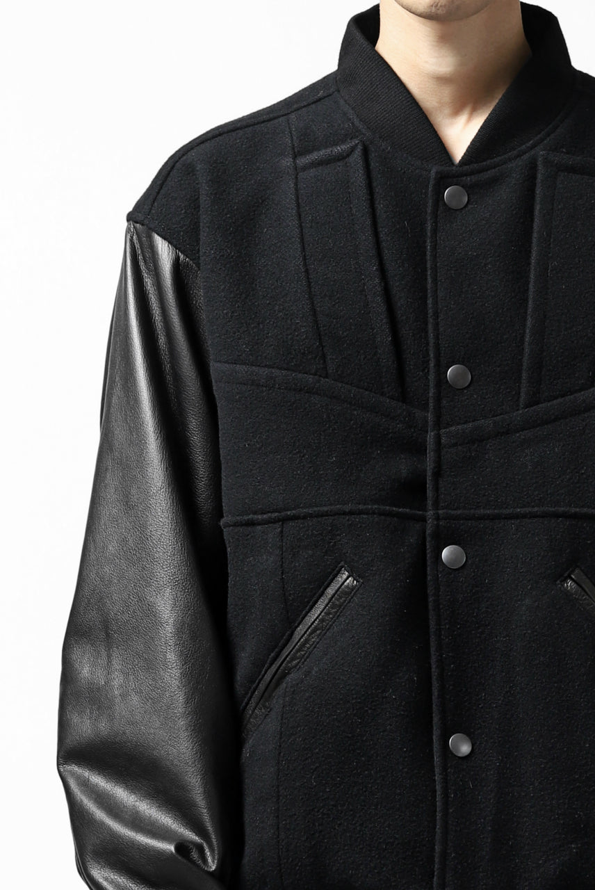 画像をギャラリービューアに読み込む, CHANGES VINTAGE REMAKE VARSITY JACKET (MULTI BLACK #A)