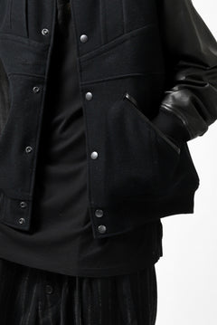 画像をギャラリービューアに読み込む, CHANGES VINTAGE REMAKE VARSITY JACKET (MULTI BLACK #A)