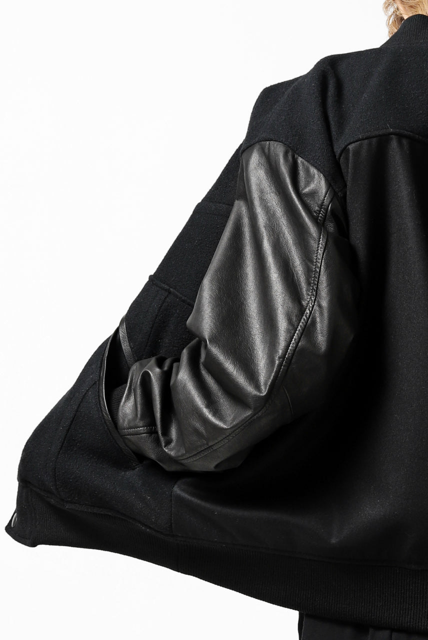 画像をギャラリービューアに読み込む, CHANGES VINTAGE REMAKE VARSITY JACKET (MULTI BLACK #A)