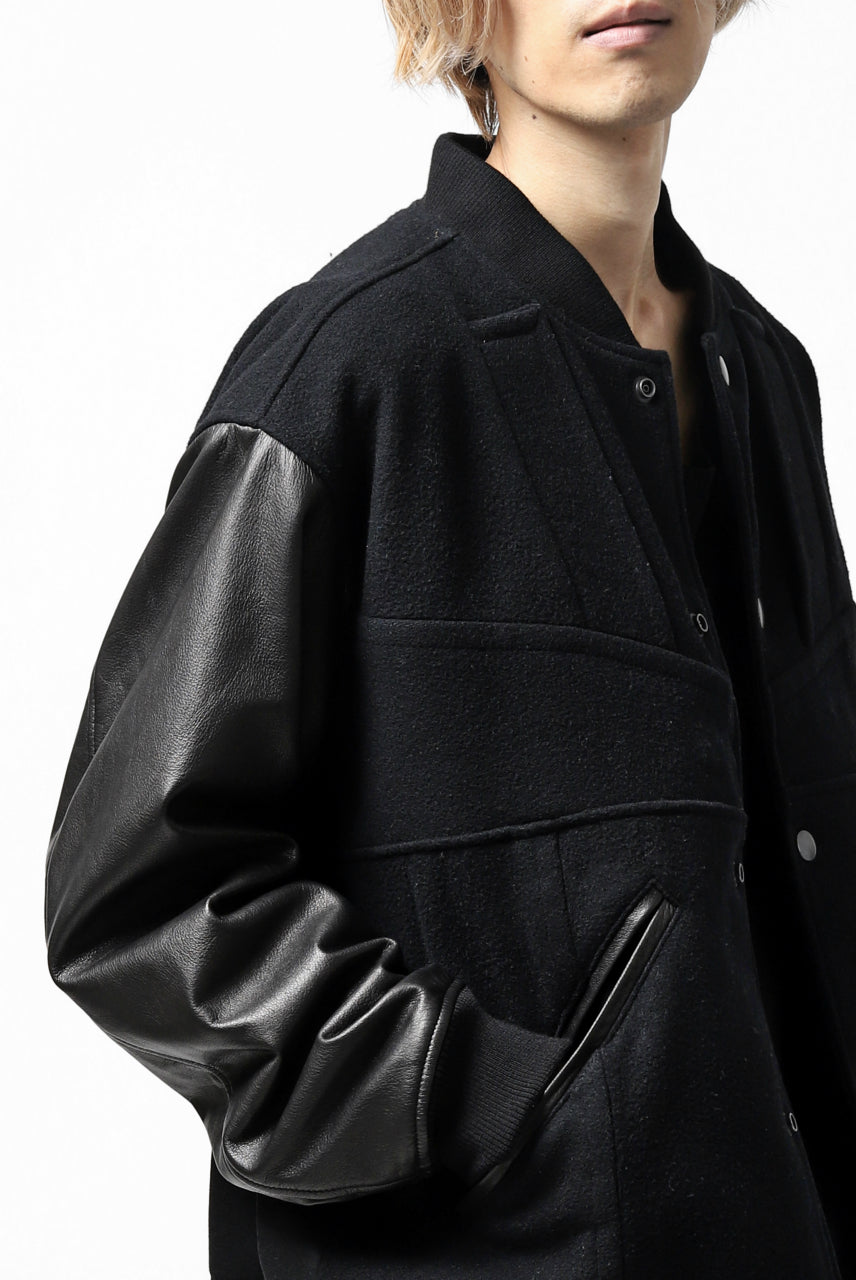 画像をギャラリービューアに読み込む, CHANGES VINTAGE REMAKE VARSITY JACKET (MULTI BLACK #A)