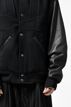 画像をギャラリービューアに読み込む, CHANGES VINTAGE REMAKE VARSITY JACKET (MULTI BLACK #A)