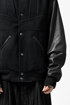 画像をギャラリービューアに読み込む, CHANGES VINTAGE REMAKE VARSITY JACKET (MULTI BLACK #A)