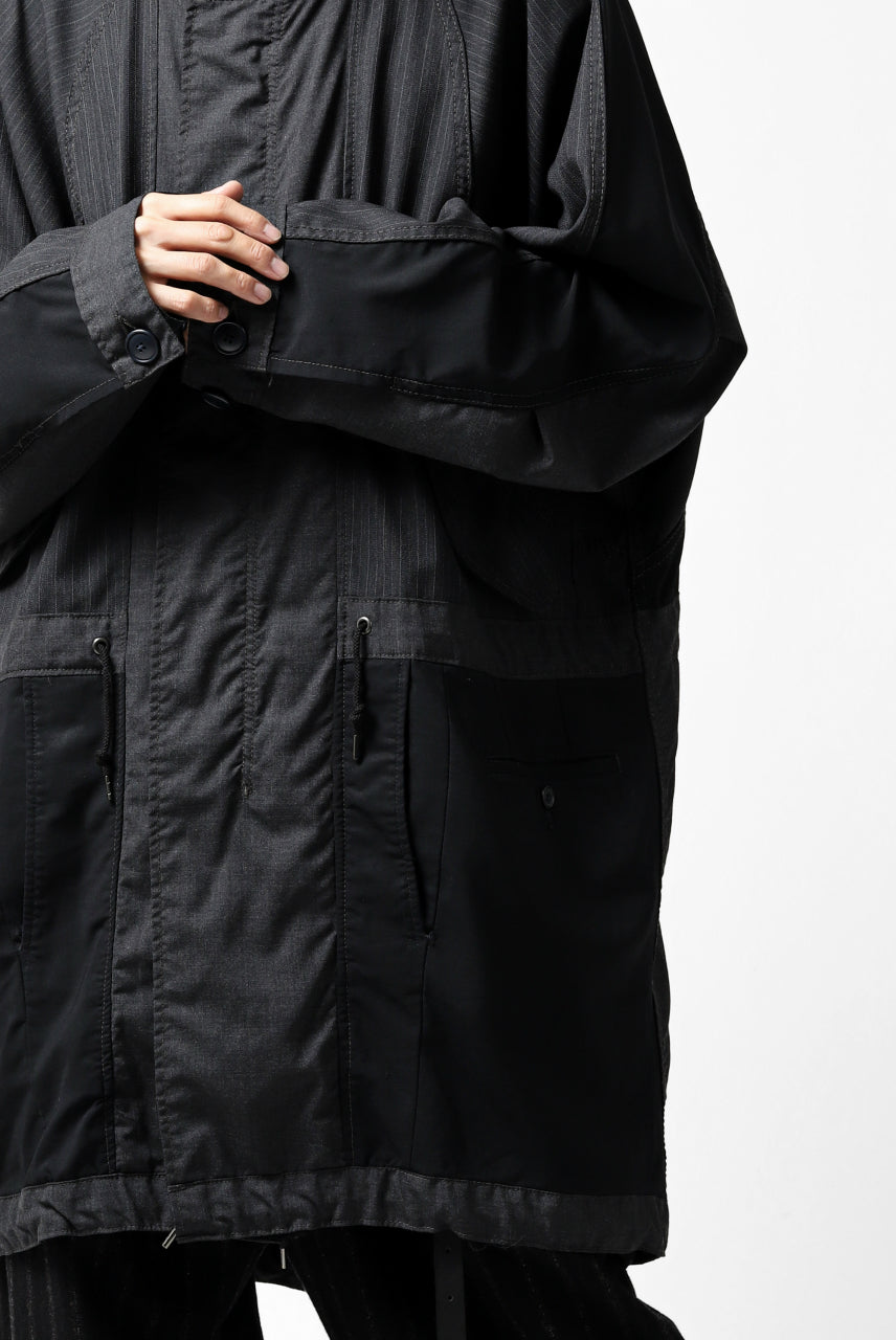 画像をギャラリービューアに読み込む, CHANGES VINTAGE REMAKE FIELD COAT (MULTI BLACK #A)