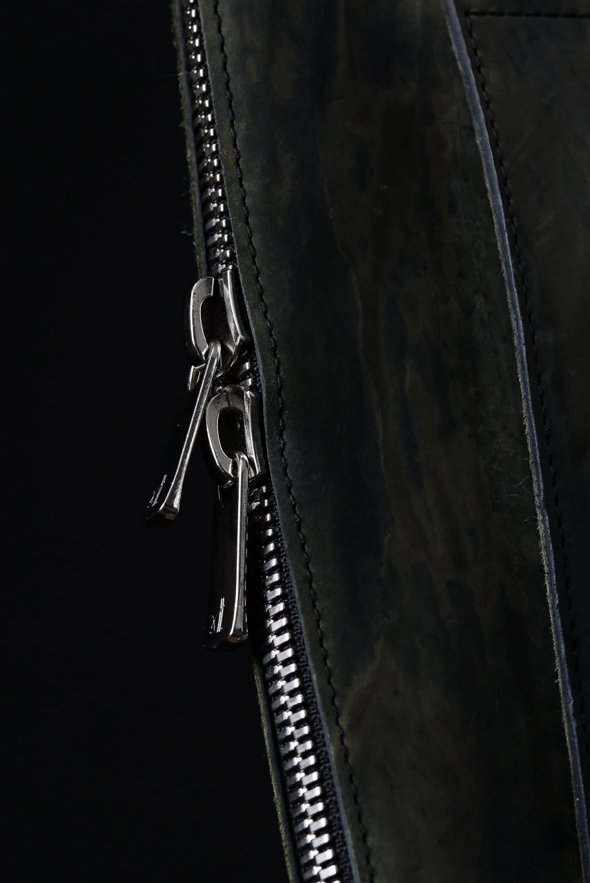 画像をギャラリービューアに読み込む, ierib onepiece clutch-bag / Marble Culatta (BLACK #B)