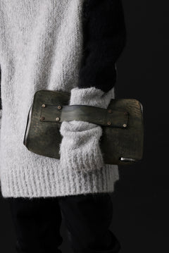 画像をギャラリービューアに読み込む, ierib onepiece clutch-bag / Marble Culatta (BLACK #B)