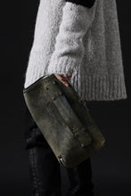 画像をギャラリービューアに読み込む, ierib onepiece clutch-bag / Marble Culatta (BLACK #B)