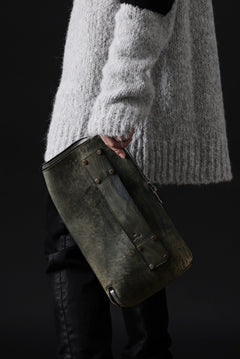 画像をギャラリービューアに読み込む, ierib onepiece clutch-bag / Marble Culatta (BLACK #B)