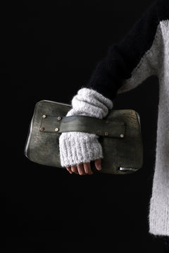 画像をギャラリービューアに読み込む, ierib onepiece clutch-bag / Marble Culatta (BLACK #B)