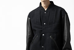 画像をギャラリービューアに読み込む, CHANGES VINTAGE REMAKE VARSITY JACKET (MULTI BLACK #A)