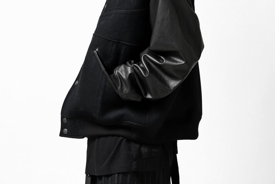 画像をギャラリービューアに読み込む, CHANGES VINTAGE REMAKE VARSITY JACKET (MULTI BLACK #A)