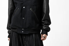 画像をギャラリービューアに読み込む, CHANGES VINTAGE REMAKE VARSITY JACKET (MULTI BLACK #A)