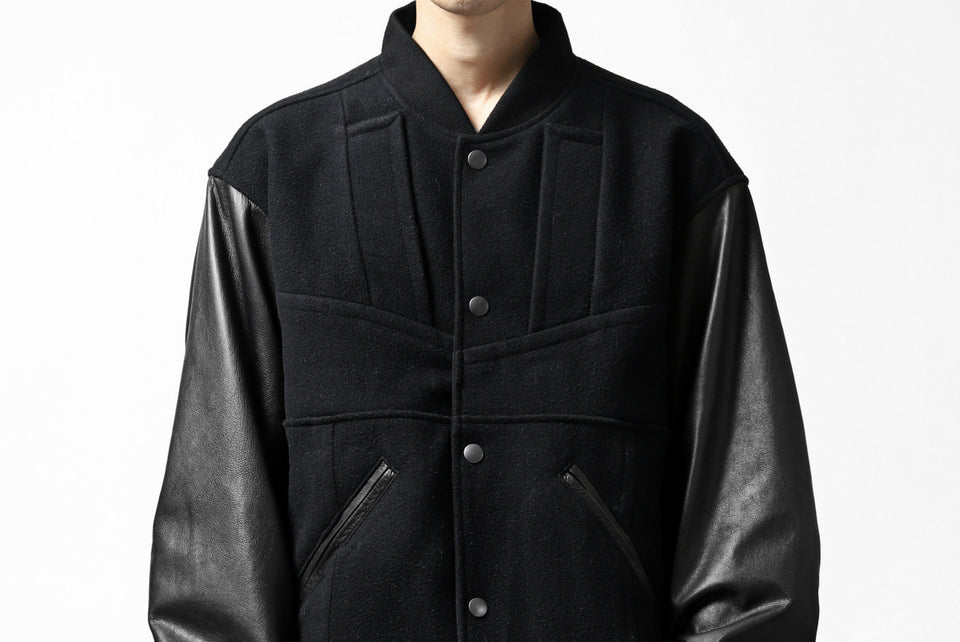 画像をギャラリービューアに読み込む, CHANGES VINTAGE REMAKE VARSITY JACKET (MULTI BLACK #A)
