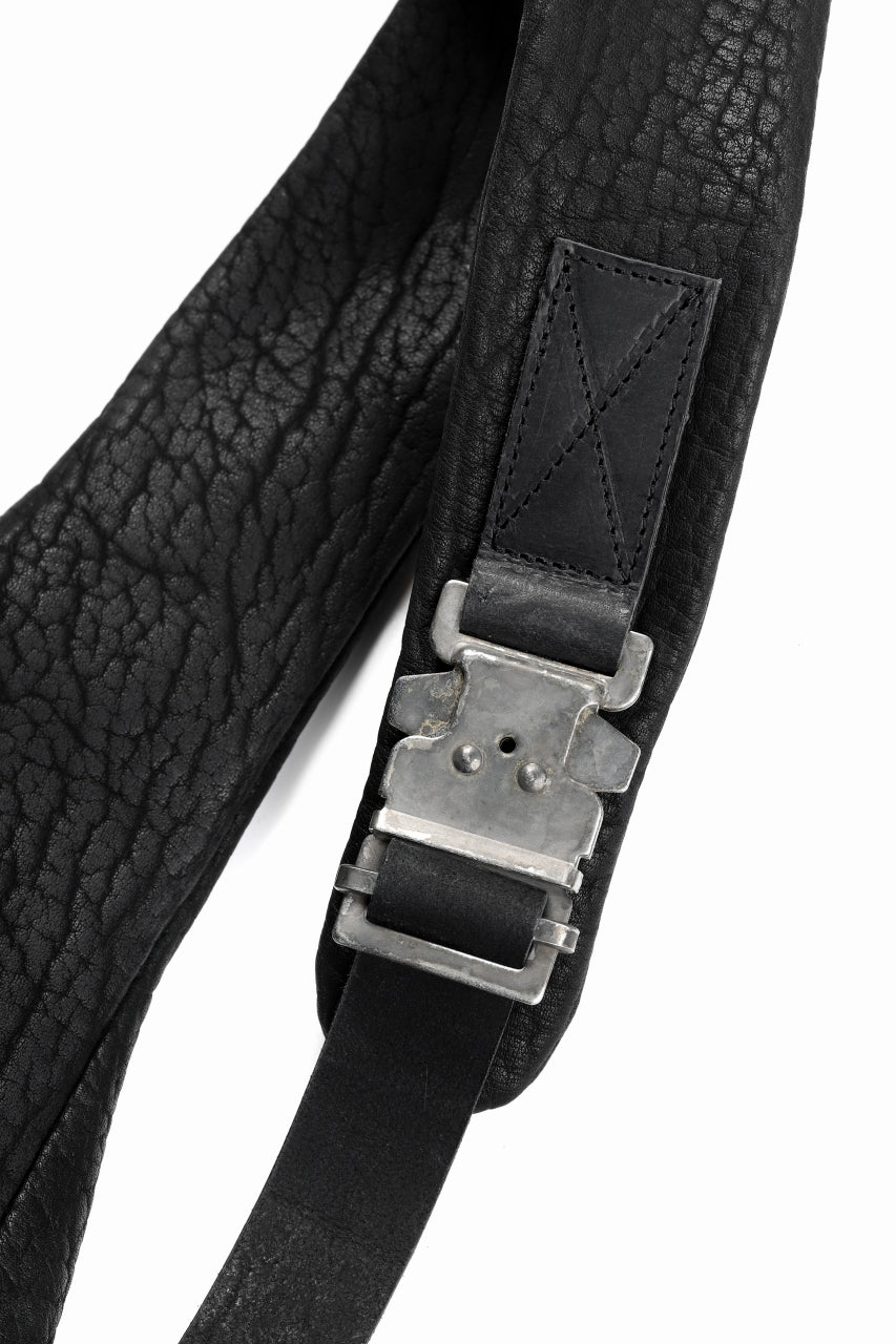 画像をギャラリービューアに読み込む, ierib Harness One Shoulder Bag / Rough Bull (BLACK)