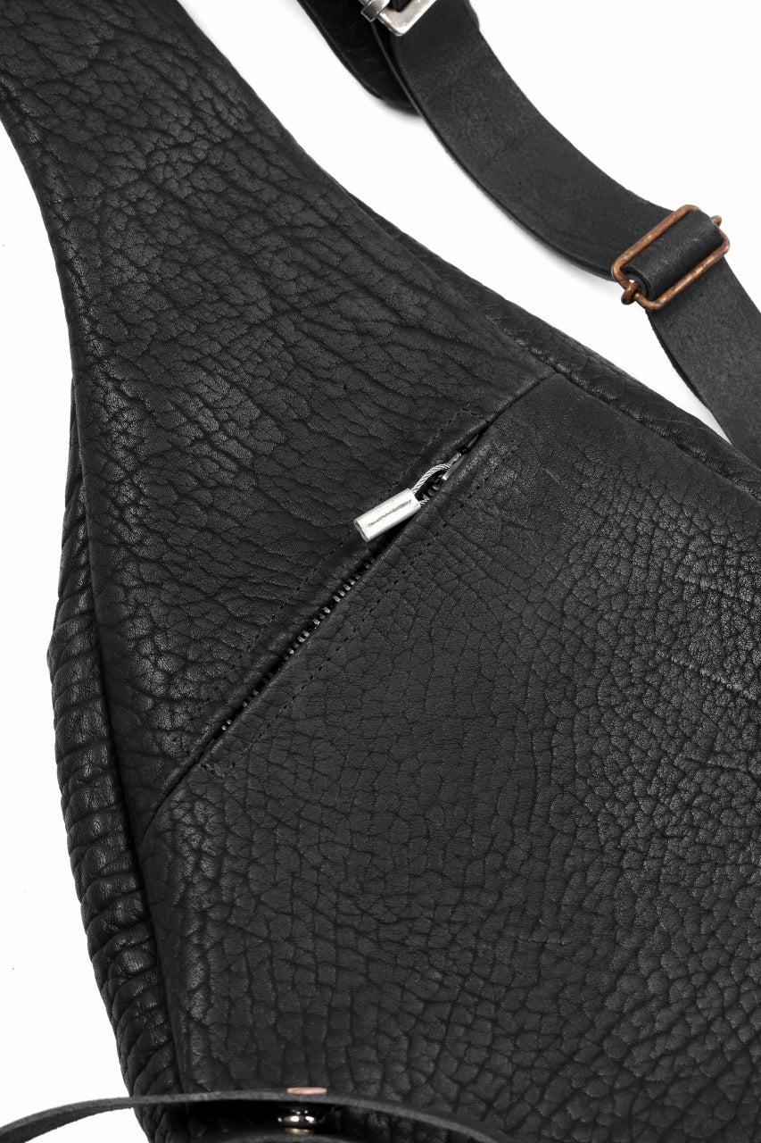 画像をギャラリービューアに読み込む, ierib Harness One Shoulder Bag / Rough Bull (BLACK)