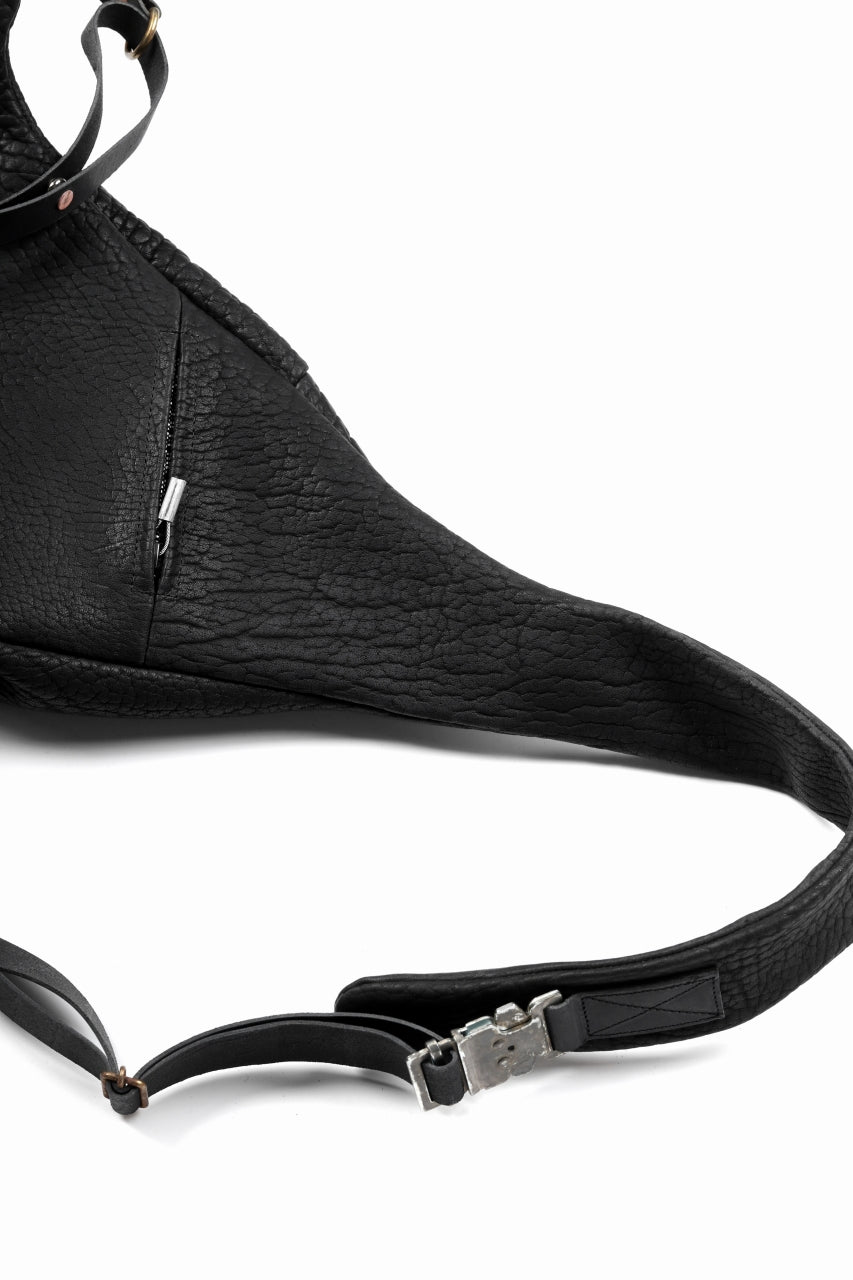 画像をギャラリービューアに読み込む, ierib Harness One Shoulder Bag / Rough Bull (BLACK)